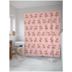 Штора для ванной JoyArty Корги королевы 180х200 (sc-50119)