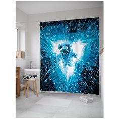 Штора для ванной JoyArty Космонавт в неизвестности 180х200 (sc-41369)