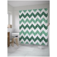 Штора для ванной JoyArty Зигзаги древности 180х200 (sc-9016)