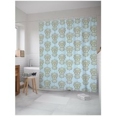 Штора для ванной JoyArty Лиственное счастье 180х200 (sc-29617)