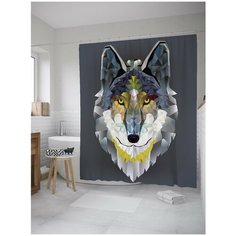 Штора для ванной JoyArty Драгоценный волк 180х200 (sc-8882)