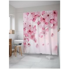Штора для ванной JoyArty Лепестки цветов 180х200 (sc-31348)
