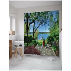 Штора для ванной JoyArty Вид на реку 180х200 (sc-19664)