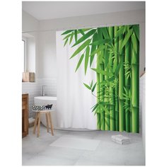 Штора для ванной JoyArty Бамбуковые ростки 180х200 (sc-13723)