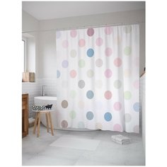 Штора для ванной JoyArty Падающие шары 180х200 (sc-16398)