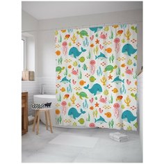 Штора для ванной JoyArty Океанская фантазия 180х200 (sc-15485)