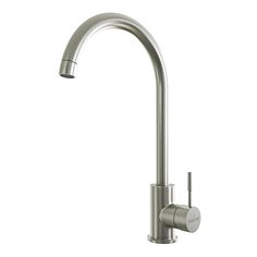 Смеситель для кухни (мойки) Mixline MLSS-0303 однорычажный серебристый