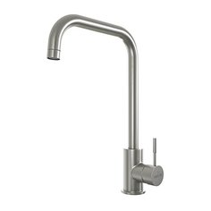 Смеситель для раковины (умывальника) Mixline MLSS-0301 двухрычажный сере6ристый