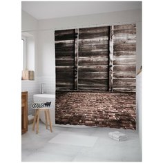 Штора для ванной JoyArty Пустая комната 180х200 (sc-20360)