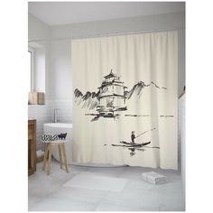 Штора для ванной JoyArty Пейзаж 180х200 (sc-52767)