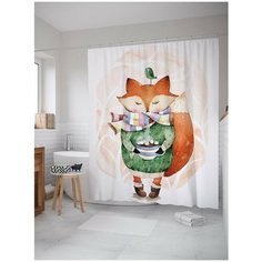 Штора для ванной JoyArty Любитель тепла 180х200 (sc-78050)