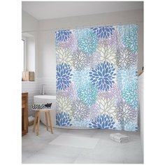 Штора для ванной JoyArty Пятнистые цветы 180х200 (sc-20504)