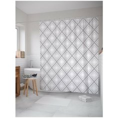Штора для ванной JoyArty Плиточная классика 180х200 (sc-23298)