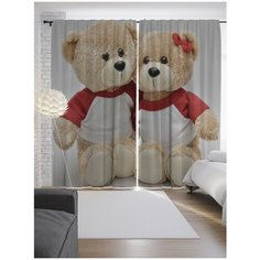 Портьеры JoyArty Пара мишек на ленте 265 см (p-8029)