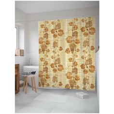Штора для ванной JoyArty Виноградная ветка 180х200 (sc-21596)