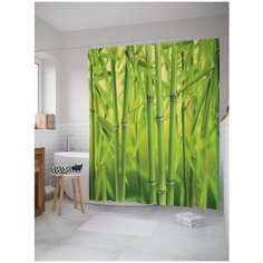 Штора для ванной JoyArty Бамбуковые стебли 180х200 (sc-13726)