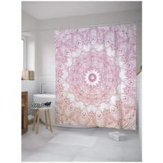 Штора для ванной JoyArty Цветочные перья 180х200 (sc-8174)