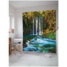 Штора для ванной JoyArty Вдохновение у водопада 180х200 (sc-14562)
