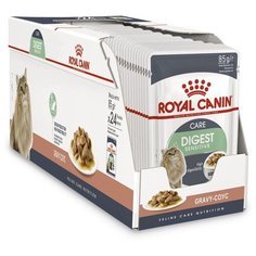 Влажный корм для кошек Royal Canin Digest Sensitive, при чувствительном пищеварении 24 шт. х 85 г (кусочки в соусе)