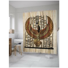 Штора для ванной JoyArty Крылья египта 180х200 (sc-9330)