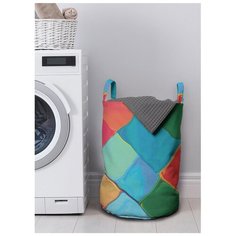 Корзина для хранения вещей JoyArty "Пятнистая геометрия" 35x50 см