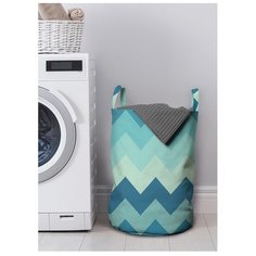 Корзина для хранения вещей JoyArty "Зигзаги прохлады" 35x50 см, gaba-11609
