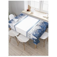 Скатерть прямоугольная "Снежные ели" из сатена, 180x145 см, tc-37031 Joy Arty