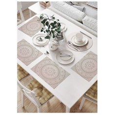 Комплект салфеток "Тарелка фантазий" для сервировки стола (32х46 см, 4 шт.) Joy Arty