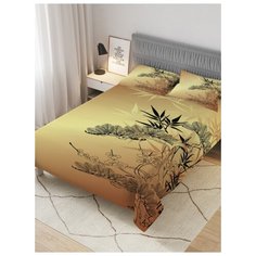 Покрывало стеганое жаккардовое с 2-мя наволочками "Сонное дерево", 1,5-спальное (160x220 см) Ambesonne