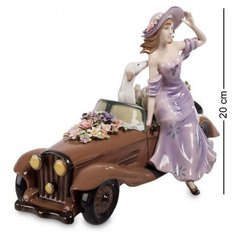 Фигурка "Девушка с автомобилем" CMS-20/18, Pavone