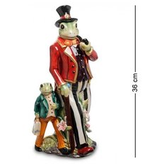 Статуэтка "Мистер Фрогги с сыном" CMS-53/ 1, Pavone