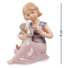 Фигурка "Девочка с собачкой" CMS-12/ 4, Pavone