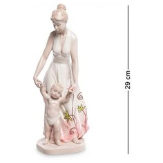 Фигурка "Девушка с ребенком" JP-764/19, Pavone