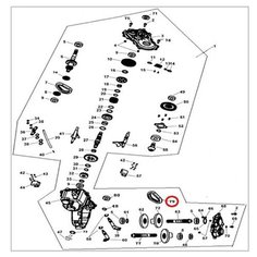 Цепь привода выходных валов коробки передач Stels ATV 300B 3.2.01.0520 LU019420