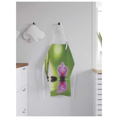 Фартук женский для готовки JoyArty "Плывущие камни", универсальный размер, ap-12501