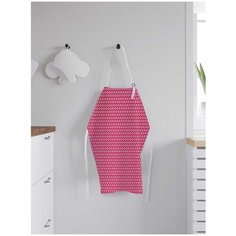 Фартук женский для готовки JoyArty "Многообразие сердец", универсальный размер, ap-210720