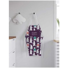 Фартук женский для готовки JoyArty "Медведи танцуют", универсальный размер, ap-78574