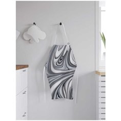 Фартук женский для готовки JoyArty "Иллюзионный рисунок", универсальный размер, ap-19437