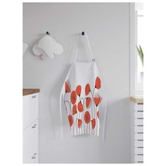 Фартук женский для готовки JoyArty "Маки сплетники", универсальный размер, ap-11909