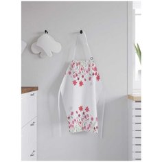 Фартук женский для готовки JoyArty "Цветочные узоры", универсальный размер, ap-16270