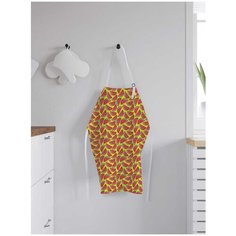 Фартук женский для готовки JoyArty "Арбузный дождь", универсальный размер, ap-72326