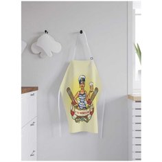 Фартук женский для готовки JoyArty "Красивая морячка", универсальный размер, ap-19067