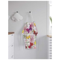 Фартук женский для готовки JoyArty "Письмо в бабочках", универсальный размер, ap-11030