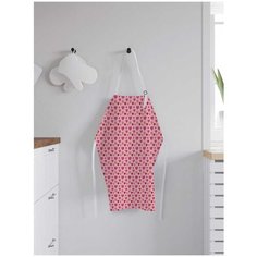 Фартук женский для готовки JoyArty "Разноликие сердца", универсальный размер, ap-210713