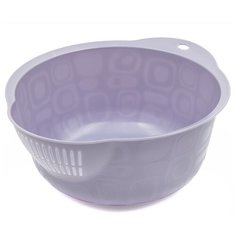 Миска дря промывания крупы Berossi, цвет сиреневый туман