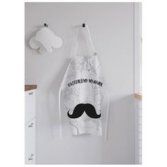 Фартук женский для готовки "Мужские усы", универсальный размер Joy Arty