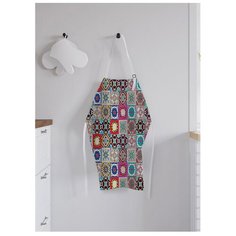 Фартук женский для готовки "Плитка бывает разная", универсальный размер Joy Arty
