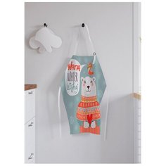 Фартук женский для готовки "Теплые зимние пожелания", универсальный размер Joy Arty