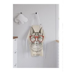 Фартук женский для готовки "Будь умным", универсальный размер Joy Arty