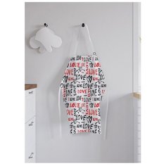 Фартук женский для готовки "Только любовь", универсальный размер Joy Arty